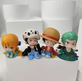 One Piece Zoro Anime 4 Parça Mini Figür Seti - 1
