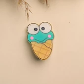 Sanrio Karakterler Dondurma Tasarımlı 5 li toka - 3