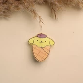 Sanrio Karakterler Dondurma Tasarımlı 5 li toka - 6