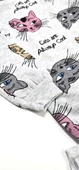 Kedili Kız Bebek Pijama Takım - 5