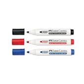 Faber Castell Tahta Kalemi W20 Doldurulabilir ( Siyah + Kırmızı + Mavi ) - 1