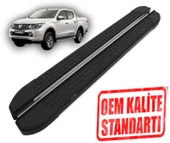 L200 2017 2018 2019 2020 2021 2022 2023 2024 ARACA ÖZEL NEVADA SİYAH YAN BASAMAK thumbnail 1