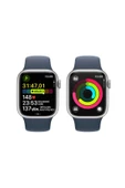 Watch Series 9 GPS 41mm Gümüş Alüminyum Kasa ve Fırtına Mavisi Spor Kordon - S/M - 8