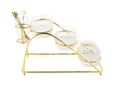 Mikasa Moor Gold 3 Katlı Metal Cam Servis 31x19x20cm P350.824176 - 2