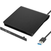 USB 3.0 SATA HARİCİ DVD RW 9.5 MM SLİM EXTERNAL BOŞ CD DVD KUTUSU - 1