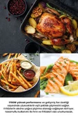 H20 1700 Watt XL Dijital Dokunmatik 8 Ön Programlı Airfryer Yağsız Kızartma Sıcak Hava Fritöz - 2