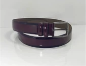 Fiyra 3093 Lacivert Rugan Üst Sınıf Hakiki Deri 3,5cm Erkek Kemer - 5