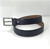 Fiyra 3093 Lacivert Rugan Üst Sınıf Hakiki Deri 3,5cm Erkek Kemer - 2