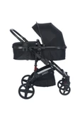 Jusso Pro Max Travel Sistem Bebek Arabası Siyah Siyah - 5