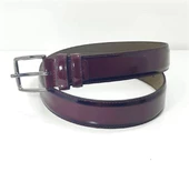 Fiyra 3093 Lacivert Rugan Üst Sınıf Hakiki Deri 3,5cm Erkek Kemer - 6