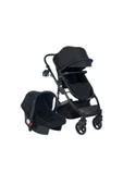 Jusso Pro Max Travel Sistem Bebek Arabası Siyah Siyah - 1