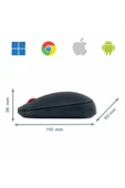 Cosy Kablosuz Mouse Gri 65310089 - 4