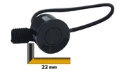 Araç Park Sensör Gözü Universal Tek 22mm Siyah - 3
