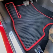 Bod Chery Tiggo 7 Pro/Max 3D Havuzlu Paspas Siyah 2023-Sonrası Fitil Rengi Kırmızı thumbnail 2