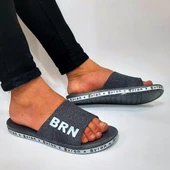 BRN 0002 M-G Gri Kaydırmaz Esnek Islak Zemin Terliği - 2