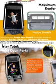 Baby Home 620 Lora-co 70x110 Bebek Oyun Parkı Yatak Anne Yanı Beşik - 10