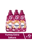 Yumoş Extra Konsantre Çamaşır Yumuşatıcı Sakura1440 ml 60 Yıkama X3 - 1