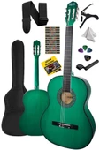 Midex CG-34GR Kaliteli 34 İnç 1/2 Junior Çocuk Gitarı 4-8 Yaş Arası (Çanta Capo Nota Sticker Askı Pena Metod) - 1
