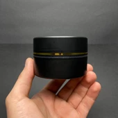 100 ml Plastik Krem Kutusu , 100 cc Siyah Renkli Kapaklı Krem Kavanozu x 3 Adet - 1