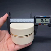 100 ml Plastik Krem Kutusu , 100 cc Krem Renkli Kapaklı Krem Kavanozu x 3 Adet - 3