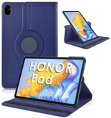 Honor Pad X8a ile Uyumlu Uyku Modlu Kapaklı Stand Olabilen Smart Kılıf  Lacivert - 1