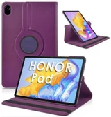 Honor Pad X8a ile Uyumlu Uyku Modlu Kapaklı Stand Olabilen Smart Kılıf  Mor - 1