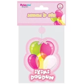 İyiki Doğdun Yazılı Asmalı İp Süs Pembe Renk 3 lü Set 12x45 cm - 3