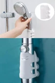 btmhome Vantuzlu Silikon Duş Başlığı - Banyo Başlığı Askı Tutucu - 1