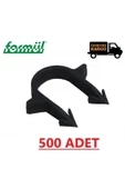 FORMÜL Boru Tutucu Yere Tespit U Klips (500 Adet) Mobil Boru Yerden Isıtma Için - 1