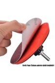 AKBELLİ GROUP RTRMAX 1 PAKET(10 Adet) Cırt Zımpara 180 Mm Spiral Avuç Taşlama Matkap Uyumlu (60 KUM) - 1