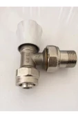 ŞENPRES 1/2 Radyatör Köşe Vanası 16*2 Pex Tse li Pirinç Paslanmaz - 1