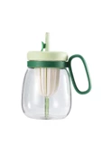 btmhome Pipetli Kupa Bardak Silikon Kapaklı Buzlu Kahve Çay Meşrubat için Isıya Dayanıklı 850 ml - 2