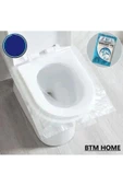 btmhome 40 Adet Tek Kullanımlık Anti Bakteriyel Koruma Pratik Klozet Kapak Örtüsü - 2