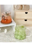 btmhome Isıya Dayanıklı Borosilikat Kulplu Bardak Popüler Bardak Sunum ve Kahve Bardağı Üzüm Model - 3