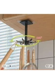 btmhome Çok Amaçlı  360 Derece Dönen Askı - Banyo Mutfak Bardak Takı Yapışkanlı Askı - Mutfak Askılığı - 2