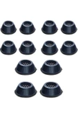 btmhome 4lü x3 Paket Beyaz Eşya Makine ve Koltuk Yatak Masa Silikon Tabanlı Ses ve Yükseltici Titreşim Önleyici Ayak - 3