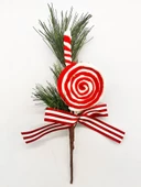 Yılbaşı Çam Dalı Sosyete Çubuk Şekerli 29 Cm thumbnail 1