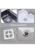 Btm Home 10 ADET Pratik Banyo Gider Süzgeci Saç Yakalayıcı Süzgeç Banyo Duş Gider Tıkanık Önleyici Süzgeç - 2