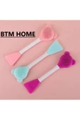 btmhome Silikon Yüz Temizleme Fırçası Maske Fırçası Ve Siyah Nokta Temizleyici Peeling Fırçası - 3
