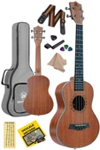 Maxword MU-26 PRO Yüksek Kaliteli Maun Tenor Ukulele Seti - 1