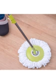 btmhome Paspas Başlığı, 360° Dönebilen Yuvarlak Döner Mikrofiber Yedek Başlık, Evrensel Döner Paspas Başlığı - 1