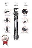 Torima 8810 Profesyonel 360 Derece Çok Amaçlı 1.2m Tripod Kamera Tripod - 1