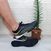 M.P 1358 Siyah-Kırmızı Erkek Halısaha Futbol Ayakkabı thumbnail 2