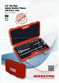 İzeltaş 1/2” Altı Köşe Lokma Anahtar Takımı 24 Parça (24 Parça, mm) Çantalı thumbnail 2