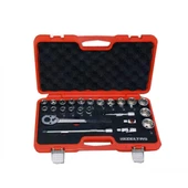 İzeltaş 1/2” Altı Köşe Lokma Anahtar Takımı 24 Parça (24 Parça, mm) Çantalı thumbnail 1