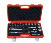 İzeltaş 1/2” Altı Köşe Lokma Anahtar Takımı 24 Parça (24 Parça, mm) Çantalı thumbnail 3