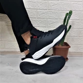 Jump 28652 Siyah-Beyaz Boğazlı Basket Spor Ayakkabı thumbnail 1