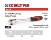 İzeltaş Lokma Cırcır Kolu 1/2 32 Diş thumbnail 2