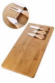ESK Bambu Lüx 38cm Peynir Sunumu Ve Özel Bıçak Seti - 2