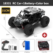 ELEKTRİKLİ RC 1:16 ÖLÇEK SERVO MOTOR MEGA ARAZİ ARACI SPOR ARAÇ 45 KM HIZ RC ARAÇ - 1